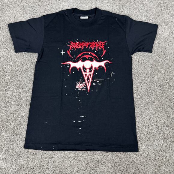 VINTAGE 90s Metal Band Shirt Mens Medium Tampa Florida Seasons Of The Wolf
